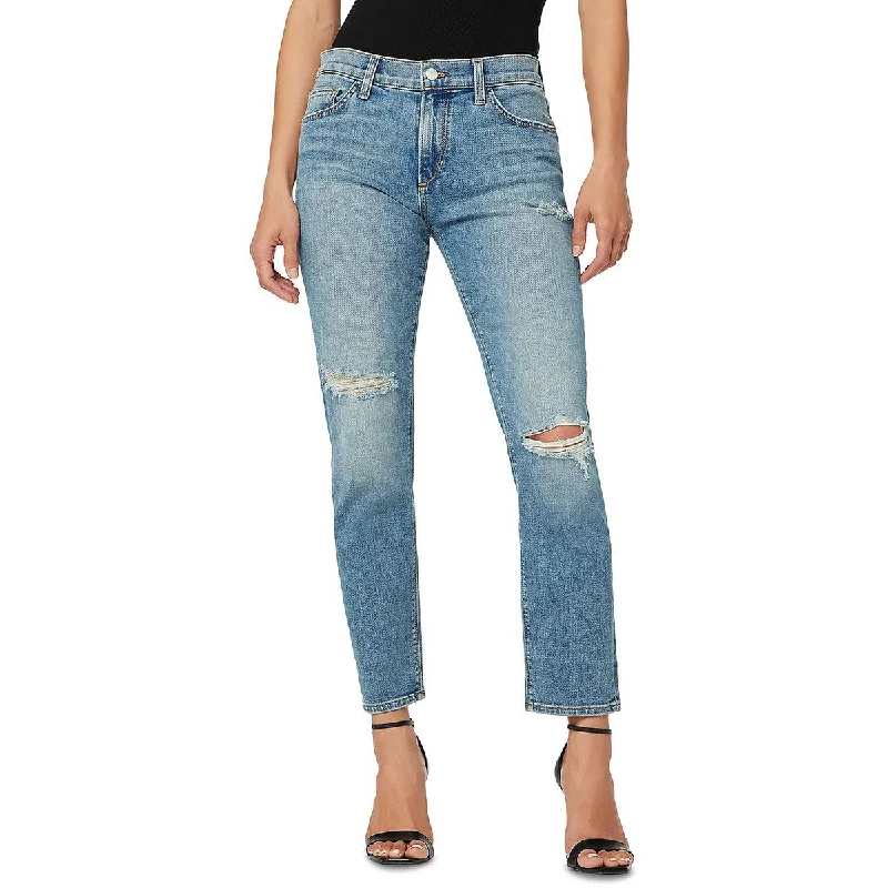 Joe's Womens The Bobby Denim Tapered Boyfriend Jeans