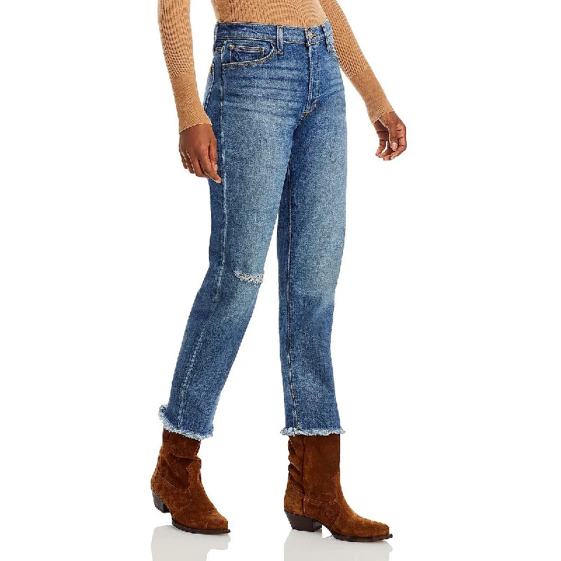 Joe's Womens The Honor Straight Cropped Ankle Jeans