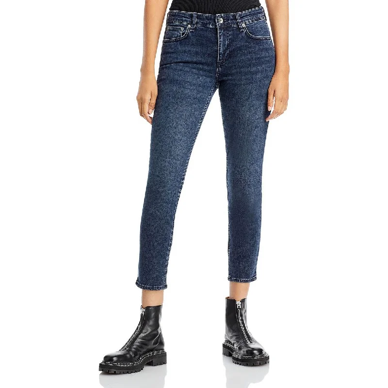 Rag & Bone Womens Cate Denim Dark Wash Skinny Jeans