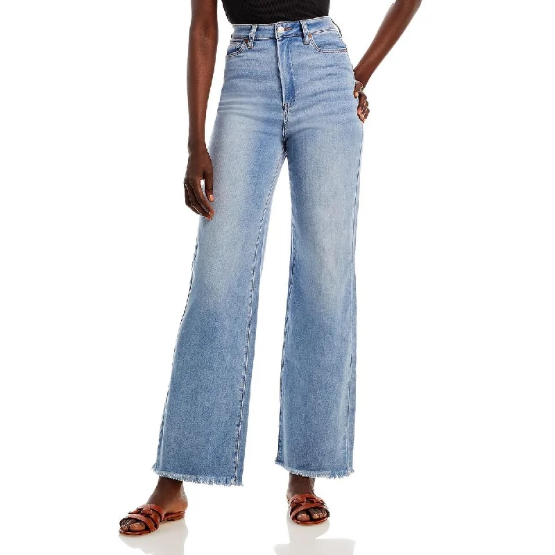 [BLANKNYC] Womens The Franklin Light Wash High Rise Wide Leg Jeans