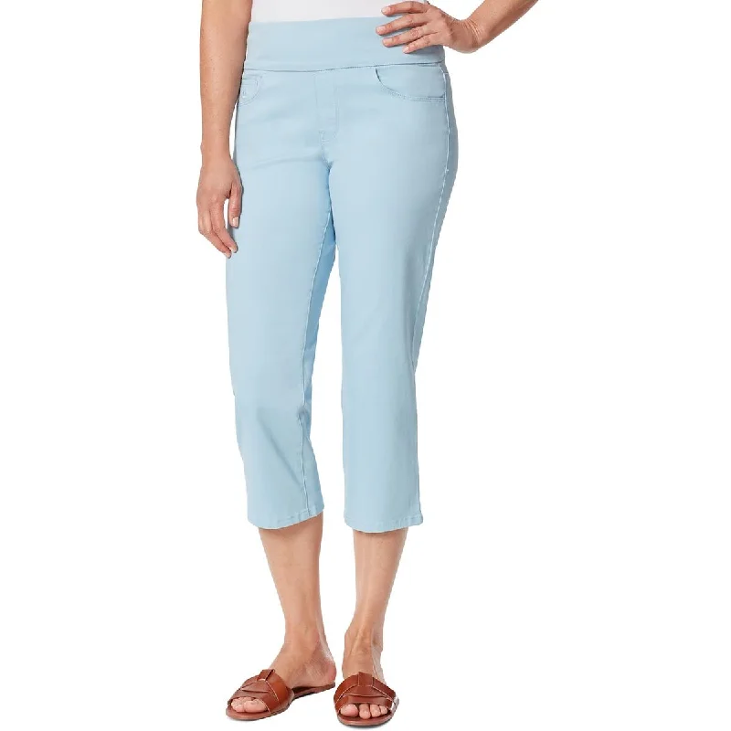 Gloria Vanderbilt Womens Amanda High Rise Crop Capri Jeans