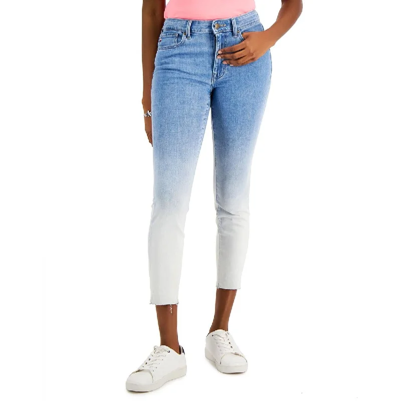 Tommy Hilfiger Womens Denim High Rise Skinny Jeans