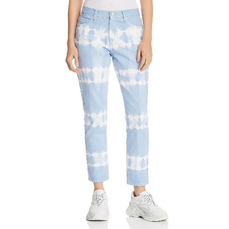 [BLANKNYC] Womens Tie-Dye High Rise Straight Leg Jeans