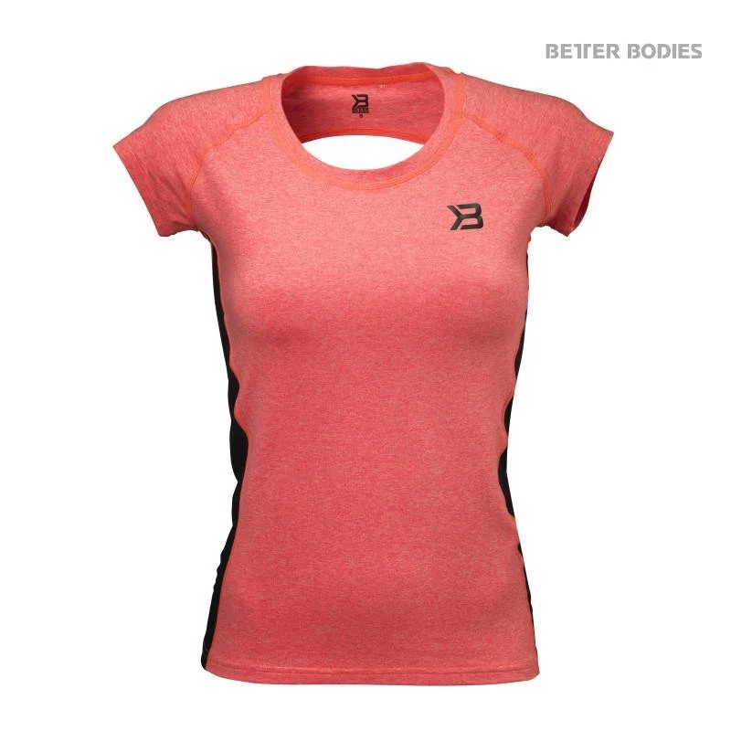 Better Bodies Performance Soft Tee - Fiery Coral