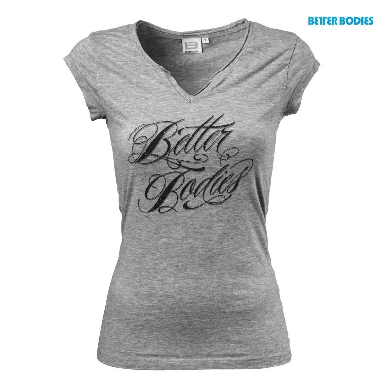 Better Bodies Raw Energy Tee - Greymelange