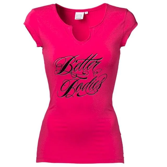 Better Bodies Raw Energy Tee - Hot Pink