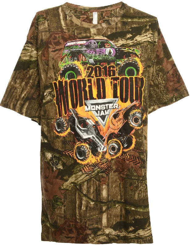 Monster Jam Printed T-shirt - L