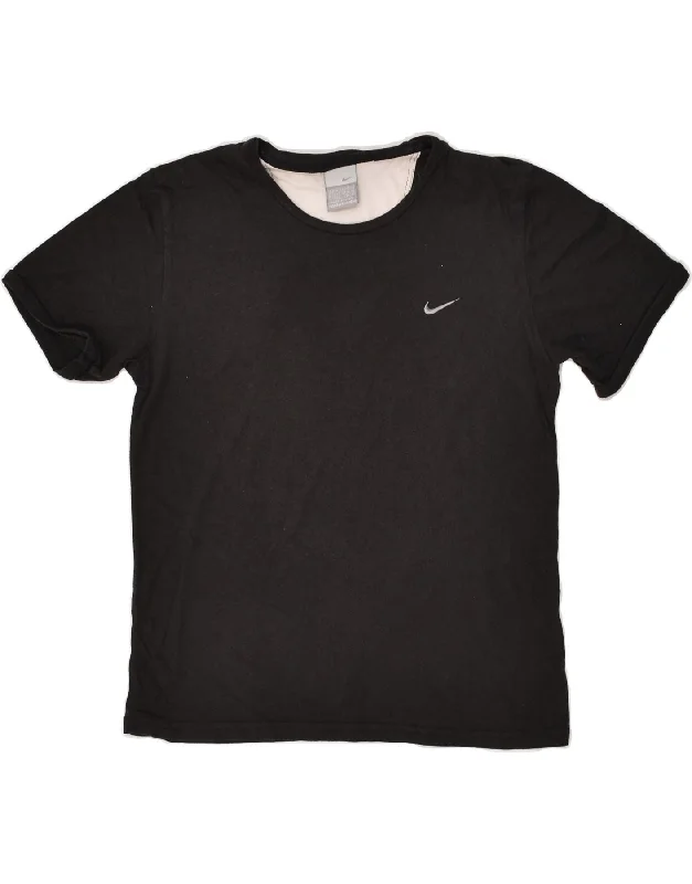 NIKE Womens T-Shirt Top UK 10/12 Medium Black