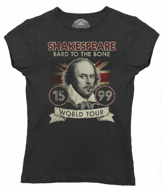 Women's William Shakespeare Bard to the Bone Tour T-Shirt