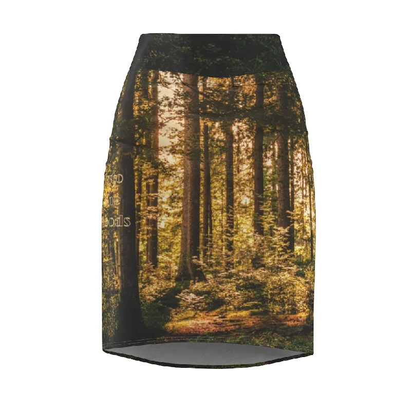 Into the Woods  Original  Women's Pencil Skirt