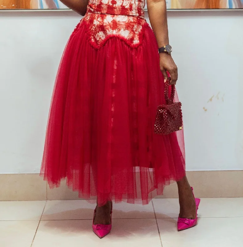 Sheila Bonsu Atelier: Exquisite Ghanaian Batik and Tulle Skirts and Sets