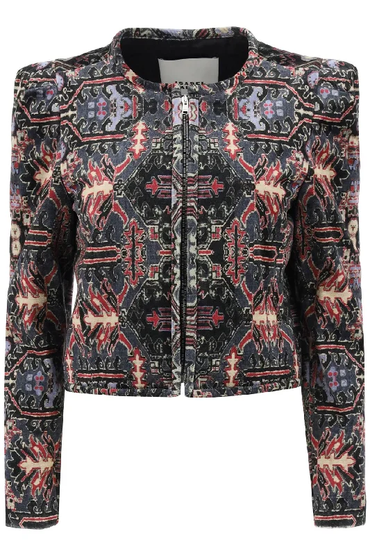 Valian Cropped Jacket  - Multicolor