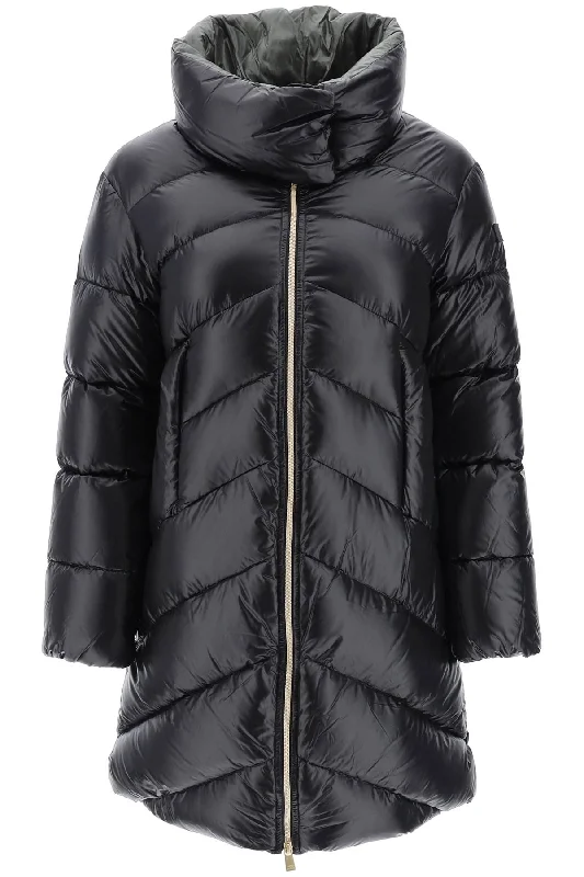 Edela Midi Down Jacket  - Nero