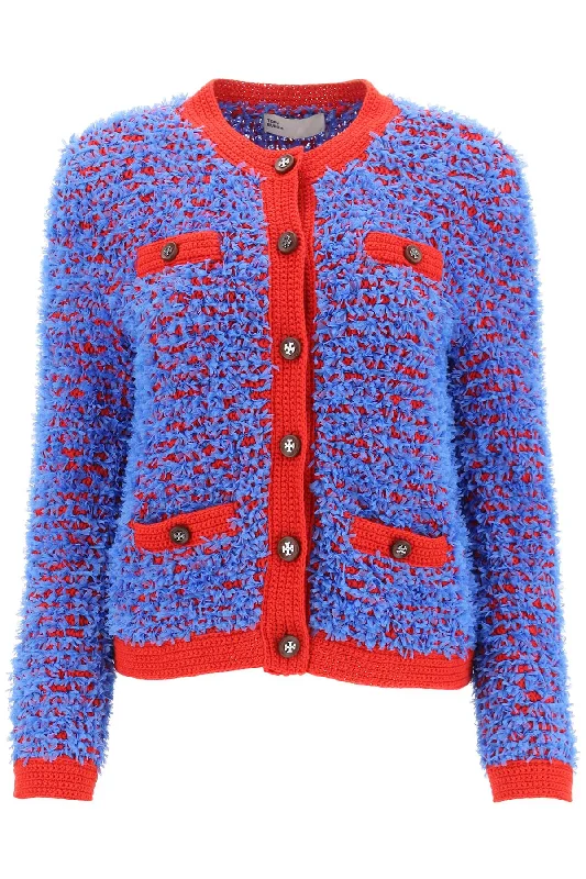 Confetti Tweed Jacket  - Celeste