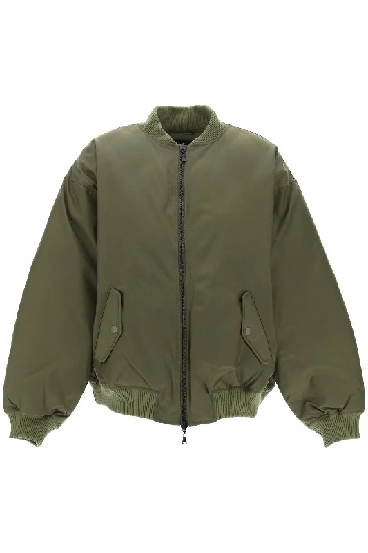 Reversible Bomber Jacket  - Khaki