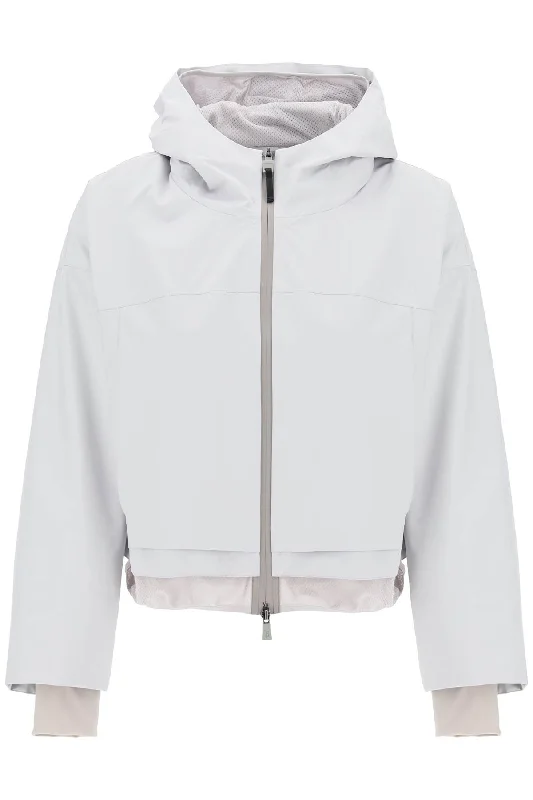 Hooded Paclite Jacket In  - Grey