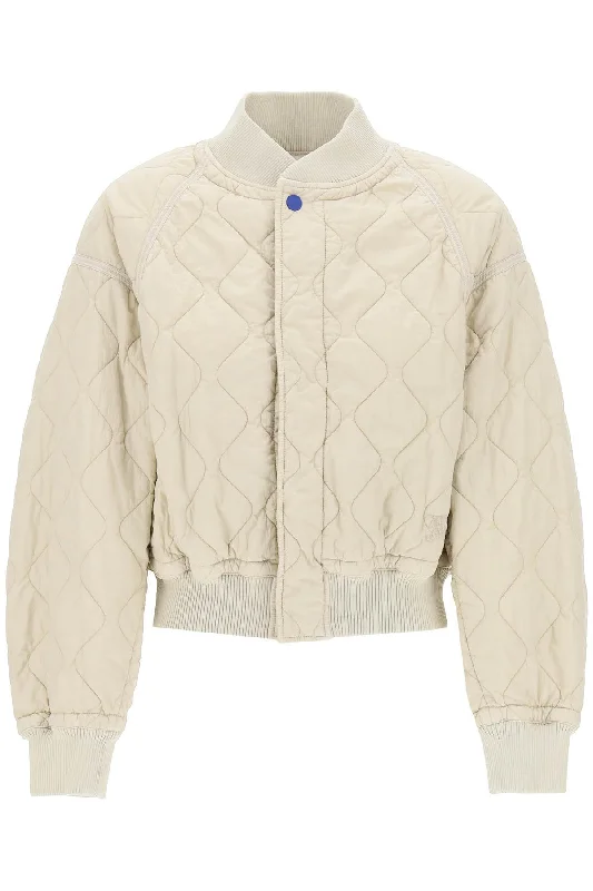 Quilted Bomber Jacket  - Neutro