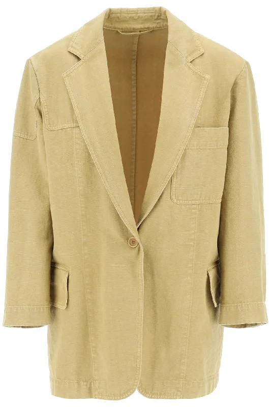 Dizzy Cotton Canvas Jacket  - Khaki