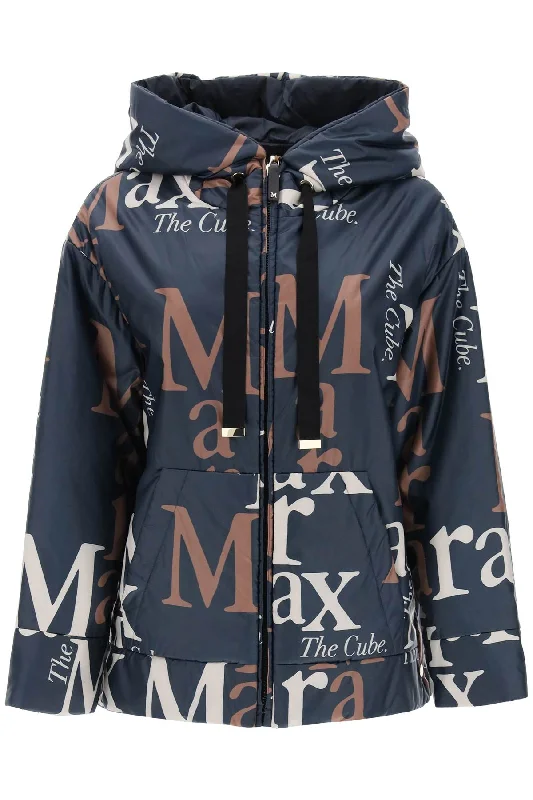 Maxi Reversible Windbreaker Jacket  - Blu