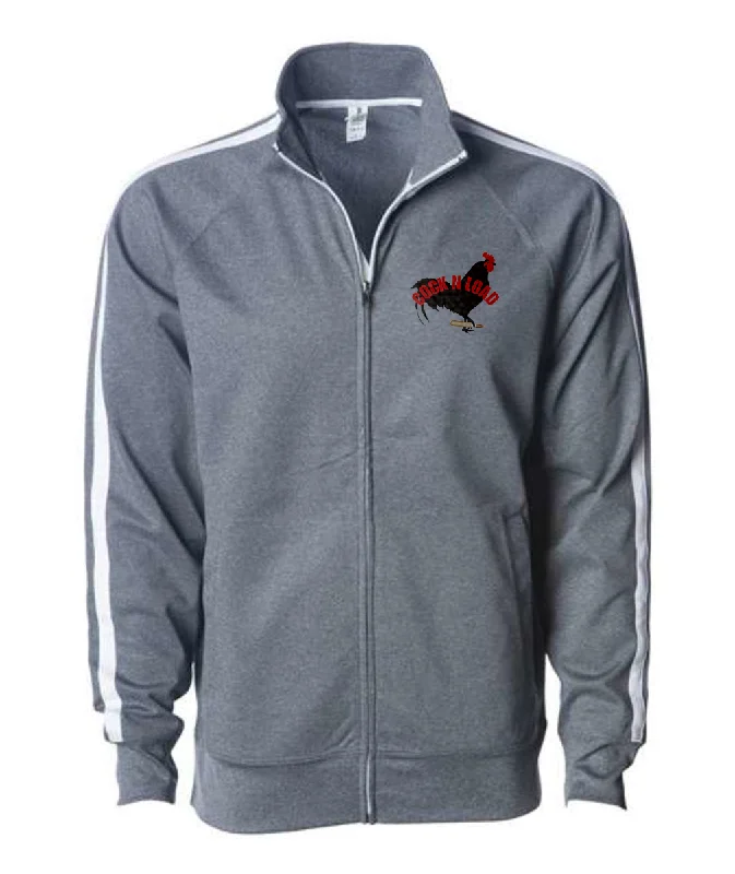 Cock n load 2Embroidered Independent Trading Co. - Unisex Lightweight Poly-Tech Full-Zip Track Jacket or Similar