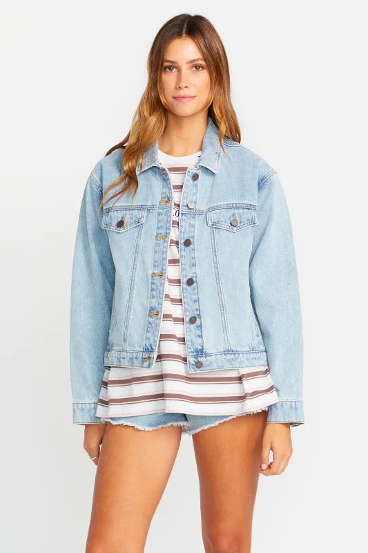 COCO HO DENIM JACKET - ICE