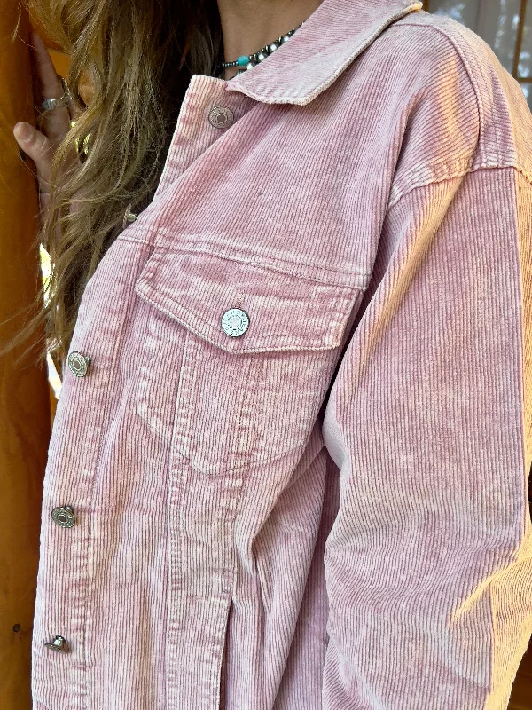 Pink Corduroy Jacket