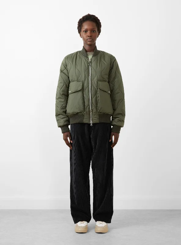 x Lavenham Bros Bomber Jacket Olive Green