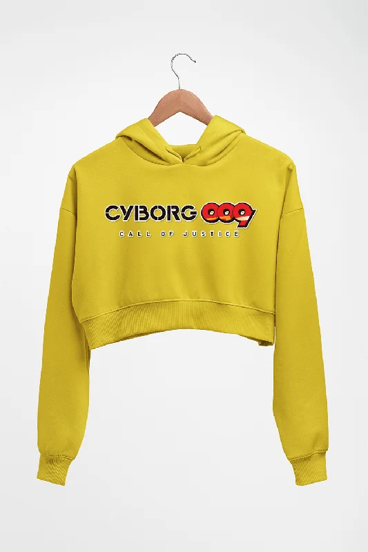 CYBORG009 CALL OF JUSTICE Crop HOODIE FOR WOMEN