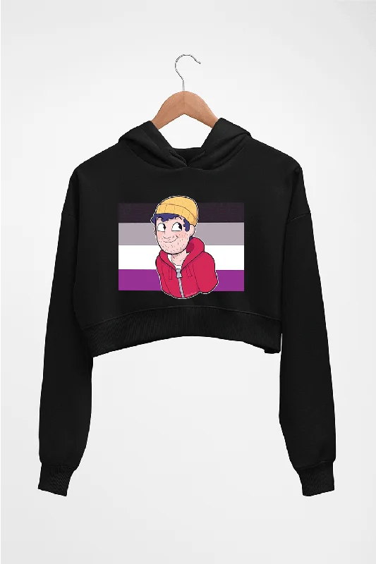 fanart todd chavez Crop HOODIE FOR WOMEN