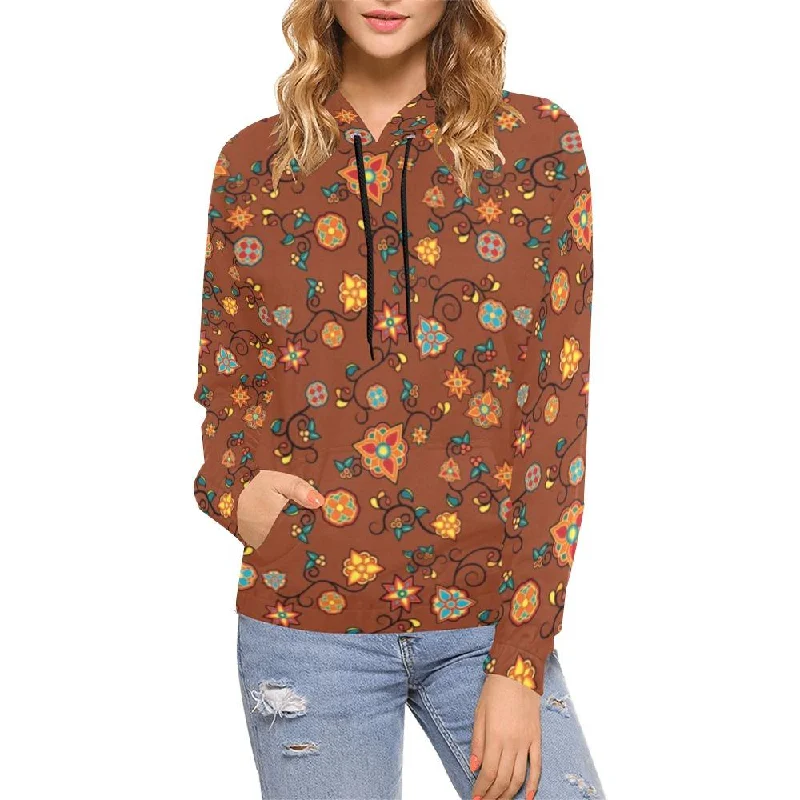 Fire Bloom Shade Hoodie for Women (USA Size)