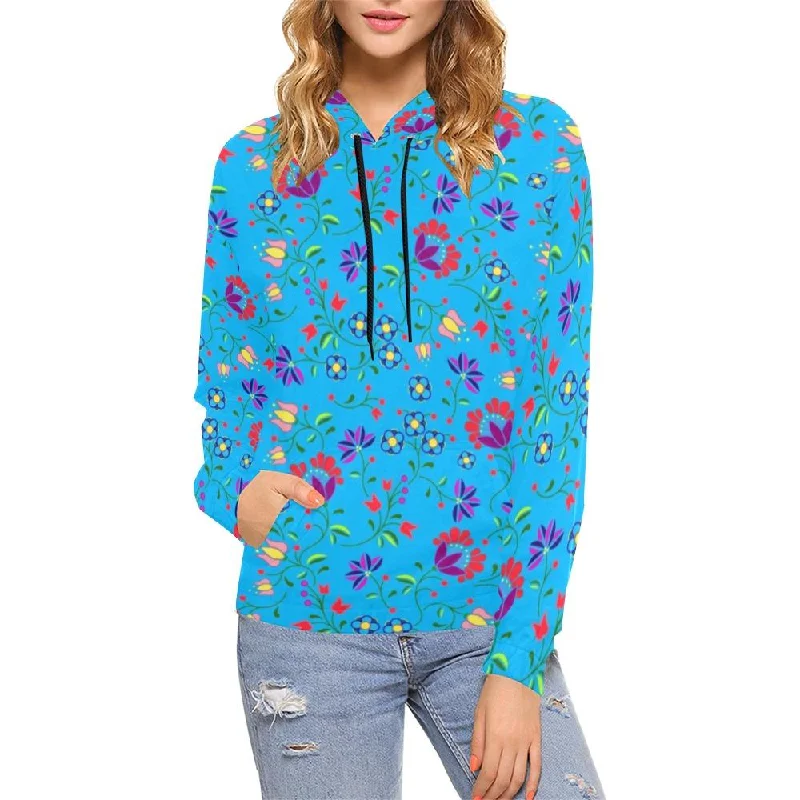 Fleur Indigine Ciel Hoodie for Women (USA Size)