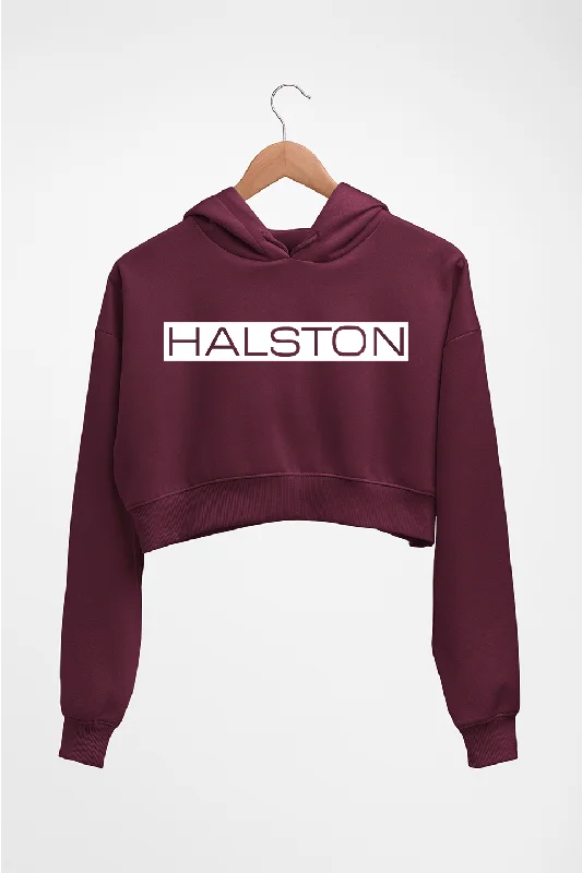 Halston Crop HOODIE FOR WOMEN