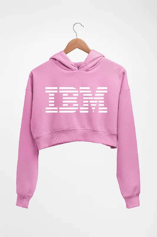 IBM Crop HOODIE FOR WOMEN