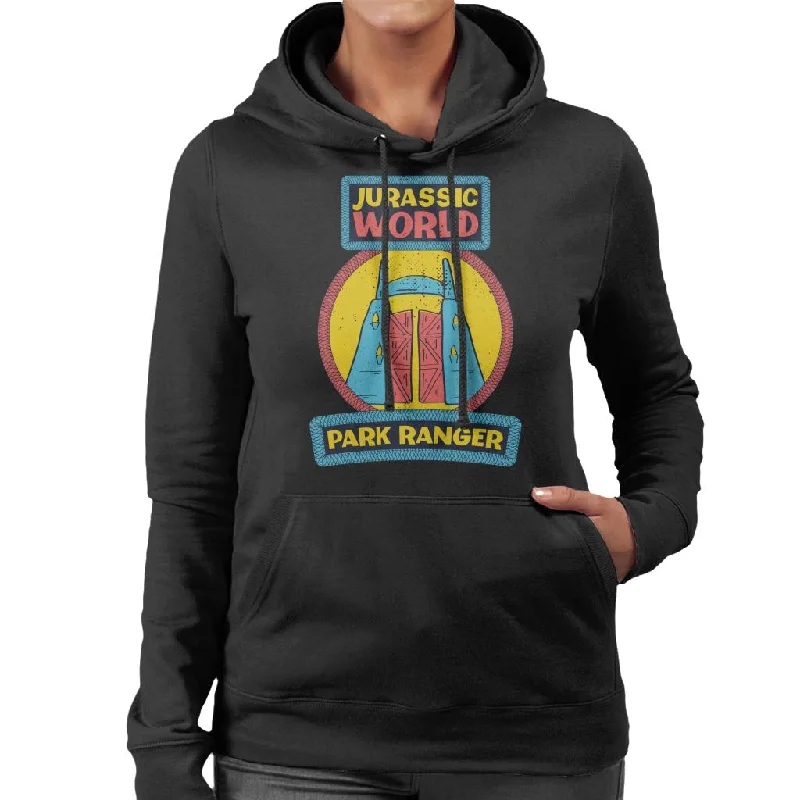 Jurassic Park Entrance Park Ranger Women's Hooded Sweatshirt