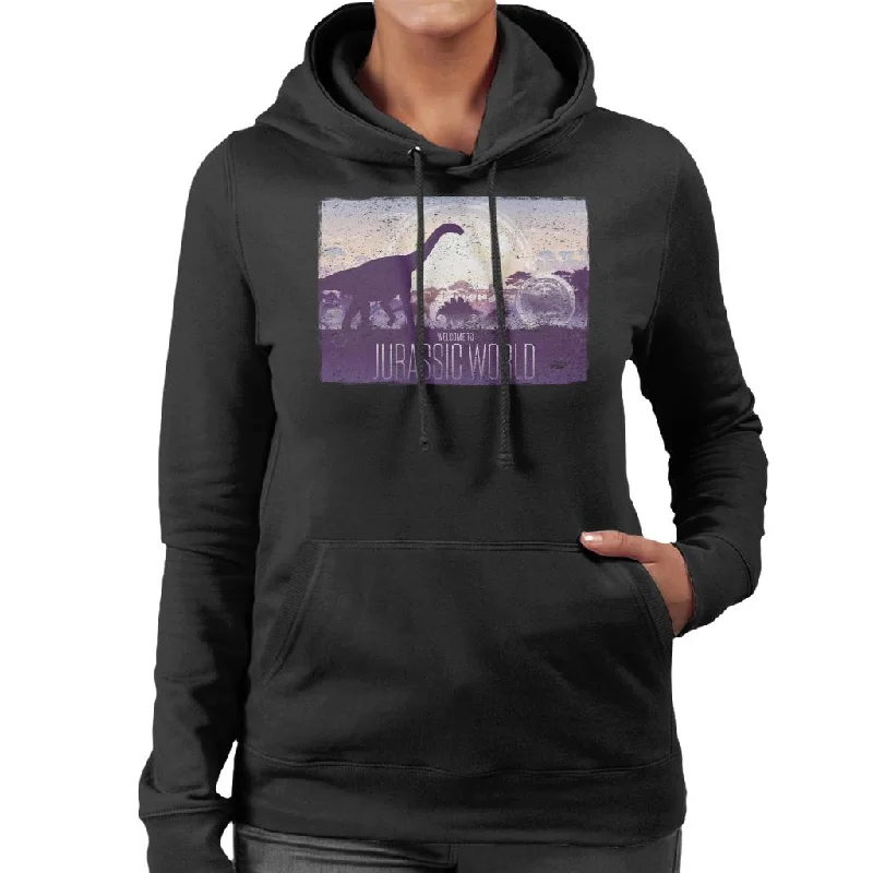 Jurassic Park Welcome To Jurassic World Women's Hooded Sweatshirt