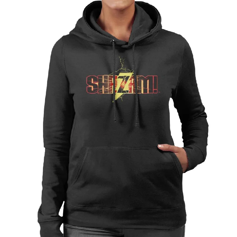 Justice League Shazam Logo Women's Hooded Sweatshirt