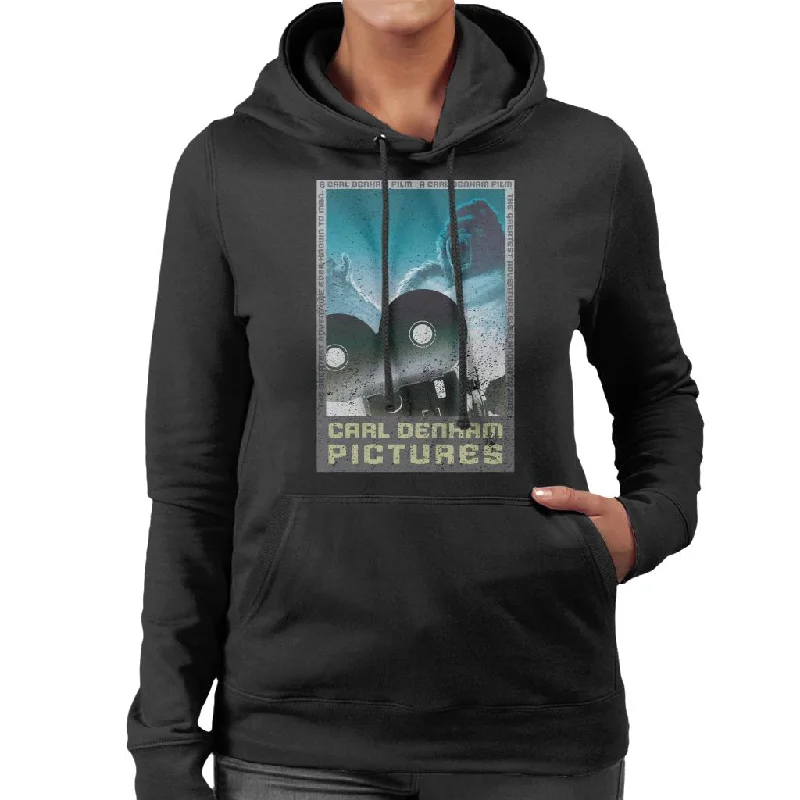 King Kong Carl Denham Pictures Women's Hooded Sweatshirt