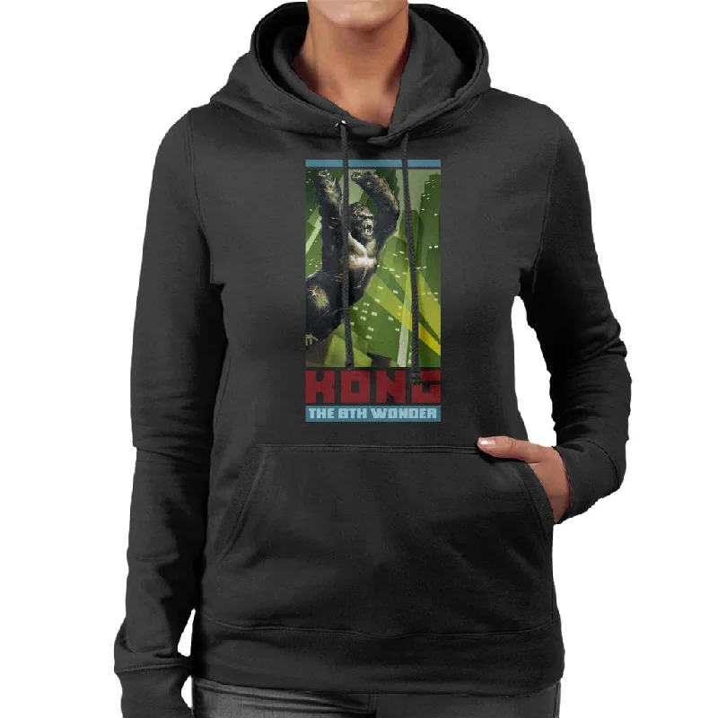 King Kong The 8th Wonder City Rage Women's Hooded Sweatshirt