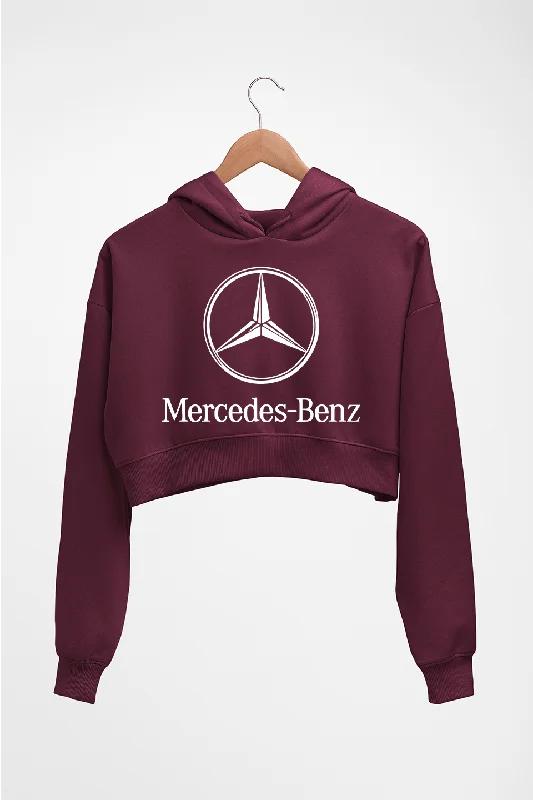 Mercedes Benz Crop HOODIE FOR WOMEN