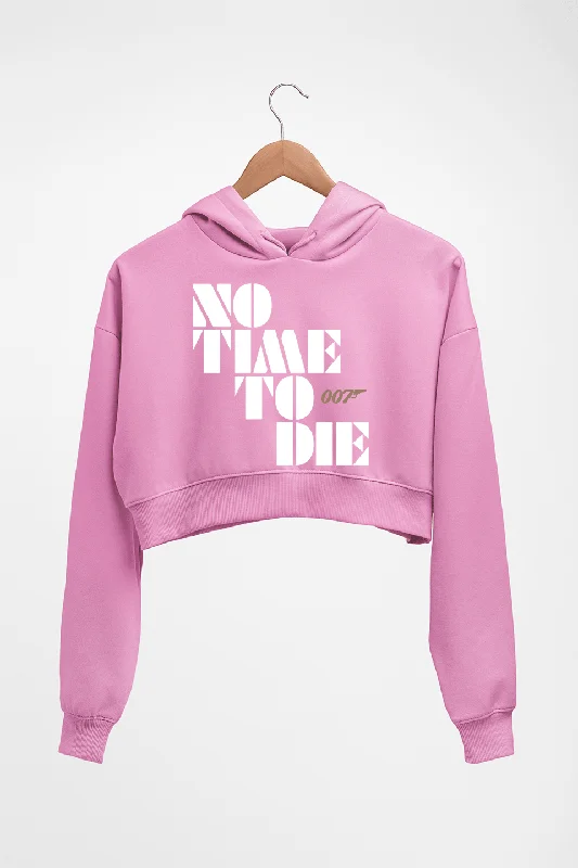 No Time To Die James Bond 007 Crop HOODIE FOR WOMEN