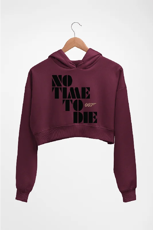 No Time To Die James Bond 007 Crop HOODIE FOR WOMEN