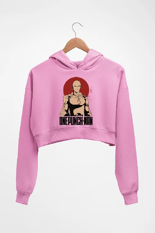 One-Punch Man Crop HOODIE FOR WOMEN