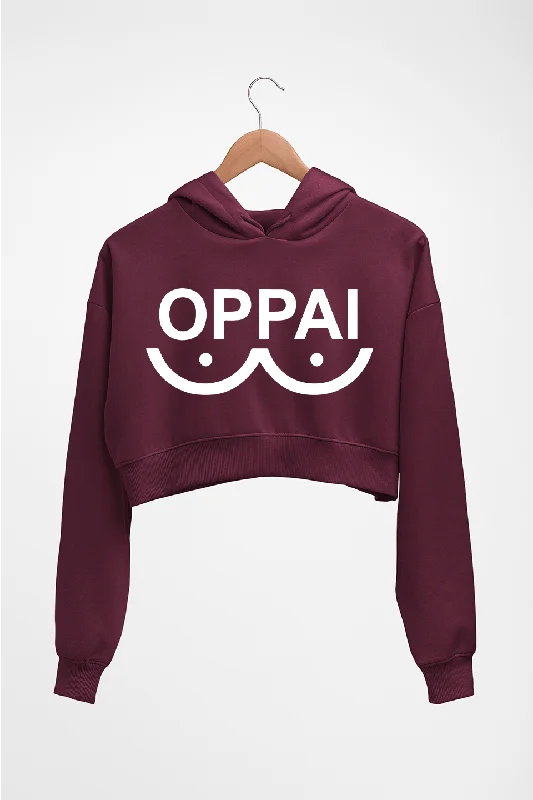 Oppai Crop HOODIE FOR WOMEN