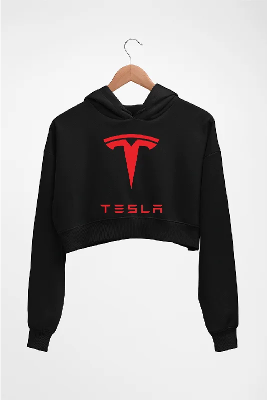 Tesla Crop HOODIE FOR WOMEN