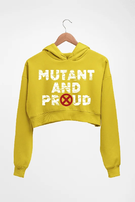 X-Men Mutant Crop HOODIE FOR WOMEN