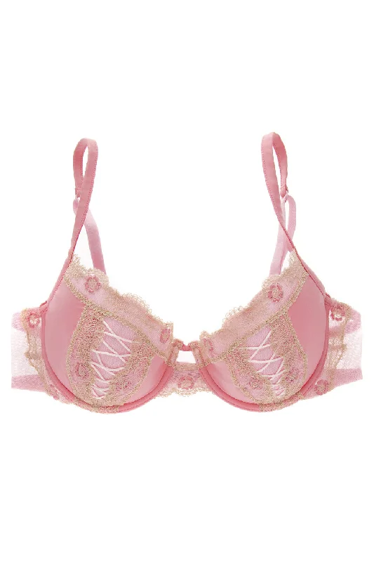 ARGENTOVIVO ROSA Pink Floral Bra