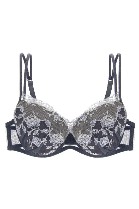 ARGENTOVIVO ROSE Grey White Bra