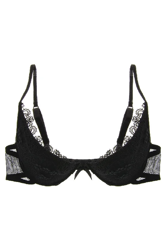 CHRISTIES CRAZY Black Lace Bra