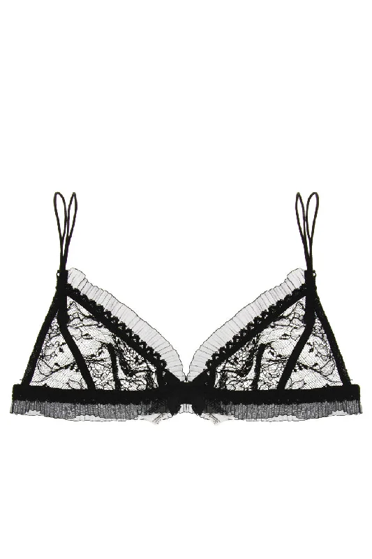 CHRISTIES DELICES Black Lace Bra