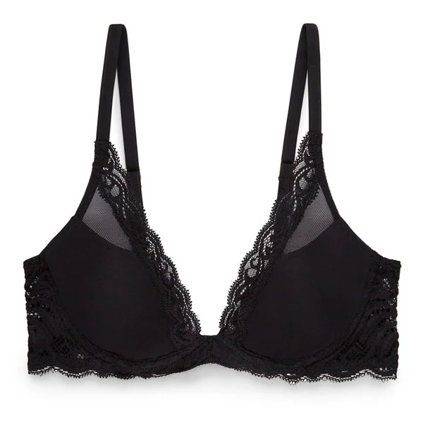 Feathers plunge bra